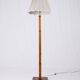 Art Deco floor lamp in marquetry, France, 1930s