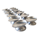 12 stainless steel chrome cups