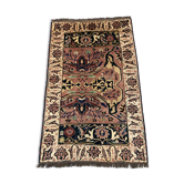 Unusual afghan wool ziegler rug 250x156 cm handmade chobi rug, purple beige blue