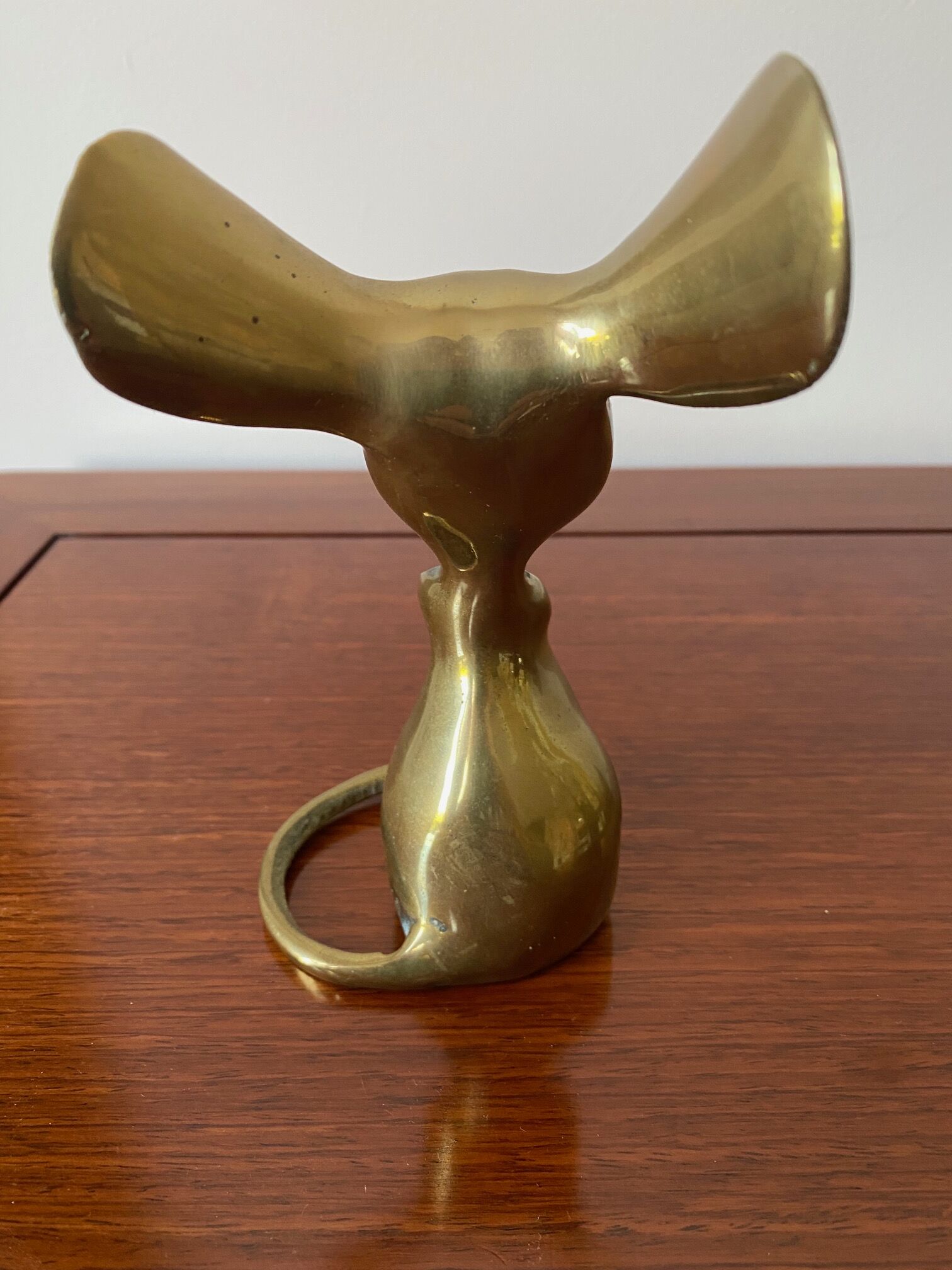 Bronze mouse decoration