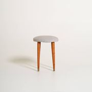 Tabouret en teck scandinave, années 1950