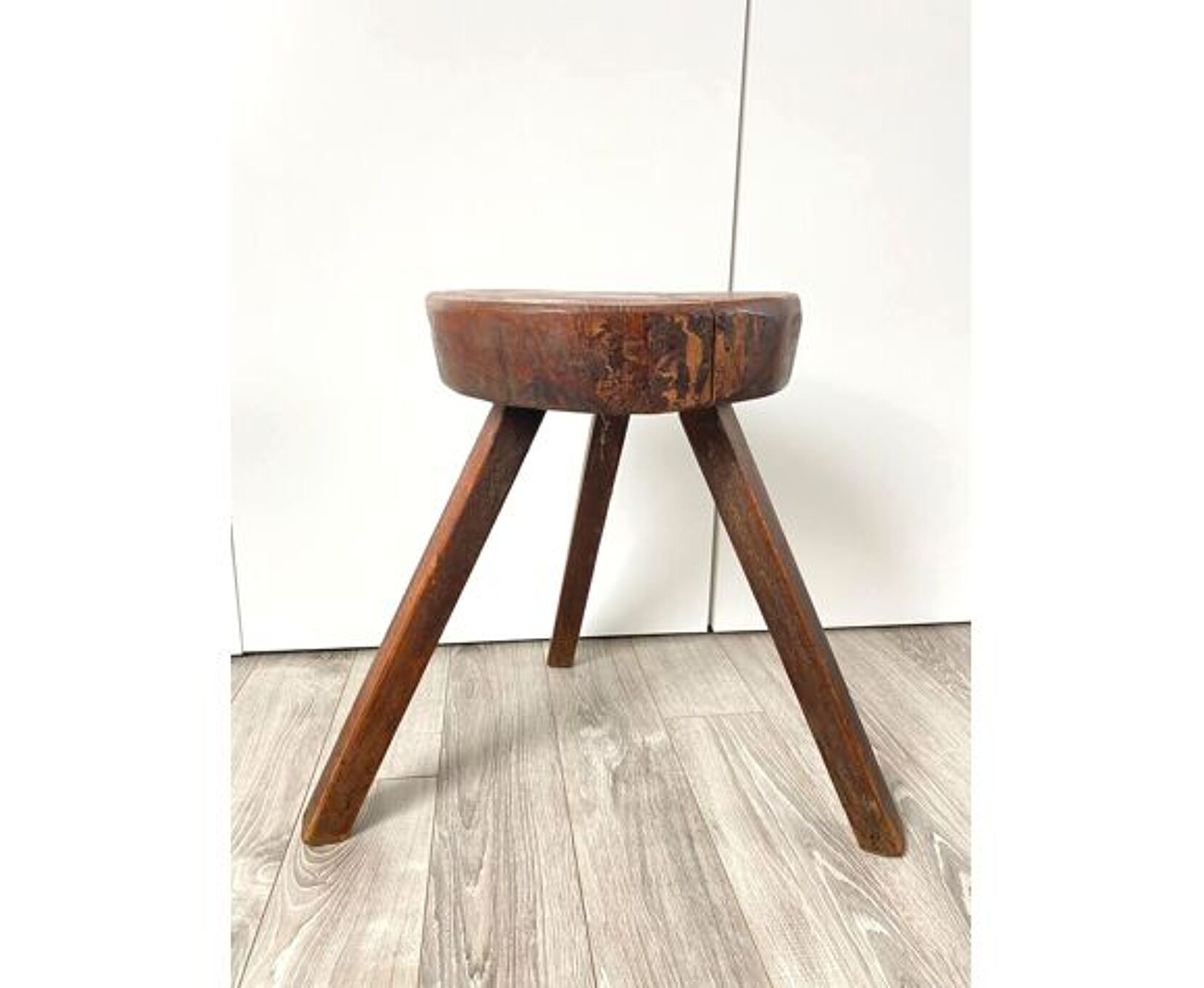 Brutalist tripod stool