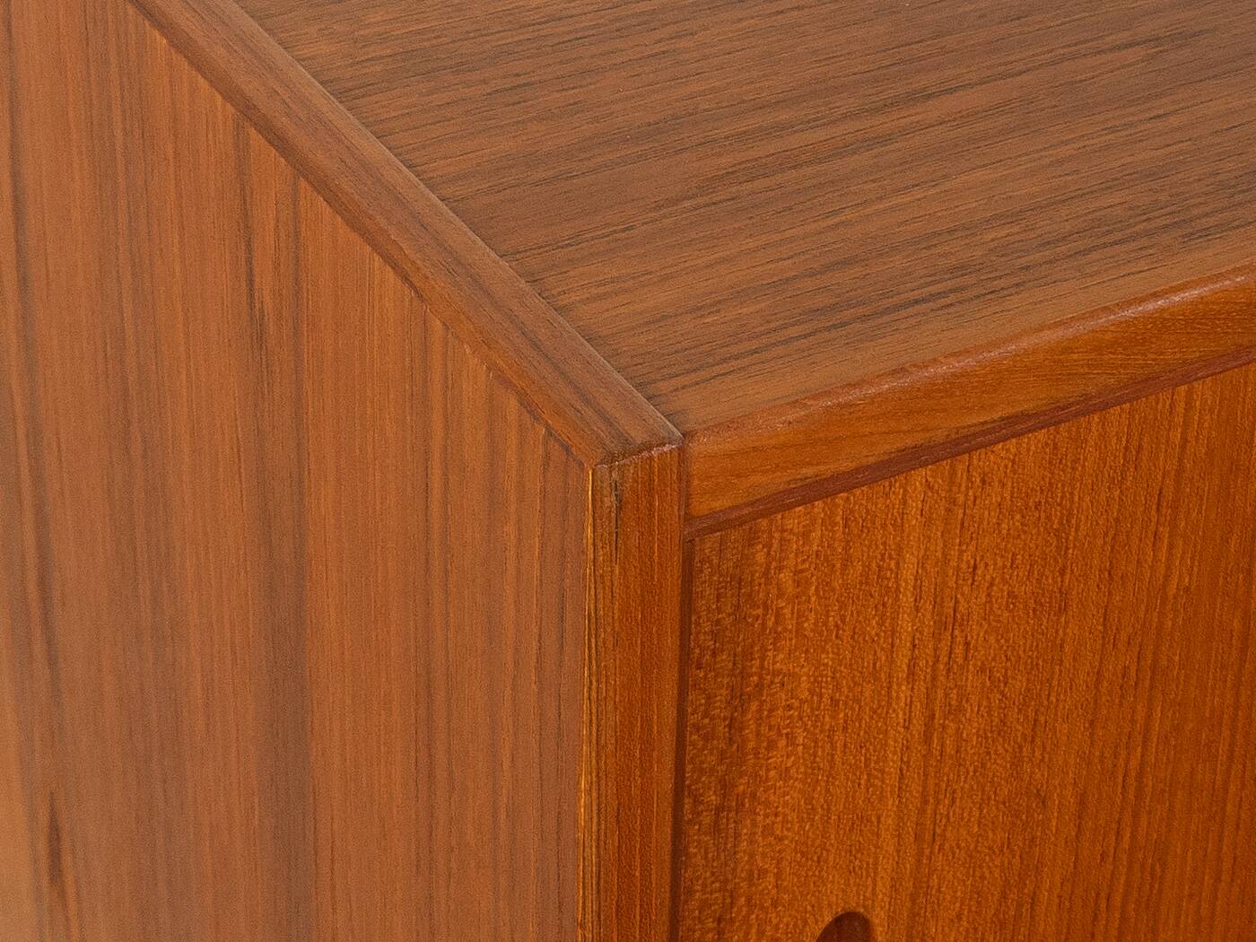 Elegant sideboard from the 1960s, minimalistic with practical storage space