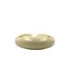 Space age cream ceramic ashtray, Sicart Italy 1970s