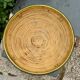 Rattan basket brass Gabriella Crespi 1960s