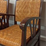 Pair of colonial style armchairs