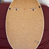 Oval pop mirror from the 60s 70s