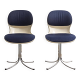 Set of two Martin Stoll dining chairs model 7105 for Giroflex, 1975