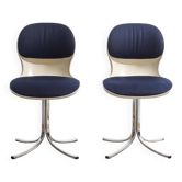 Lot de deux chaises de salle à manger Martin Stoll modèle 7105 pour Giroflex, 1975