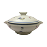 Soup bowl " Lourioux Foëcy " with flower motifs.