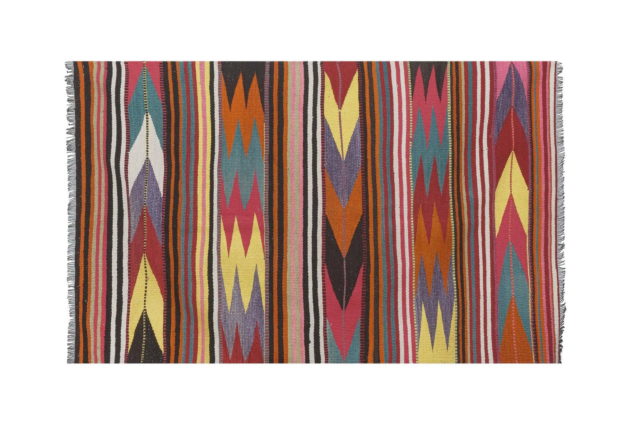 Kilim turc vintage tissé main 91x150 cm