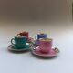 Service of 4 cups designed by Hilton McConnico from the 1980s.