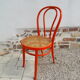Bistro chair orange