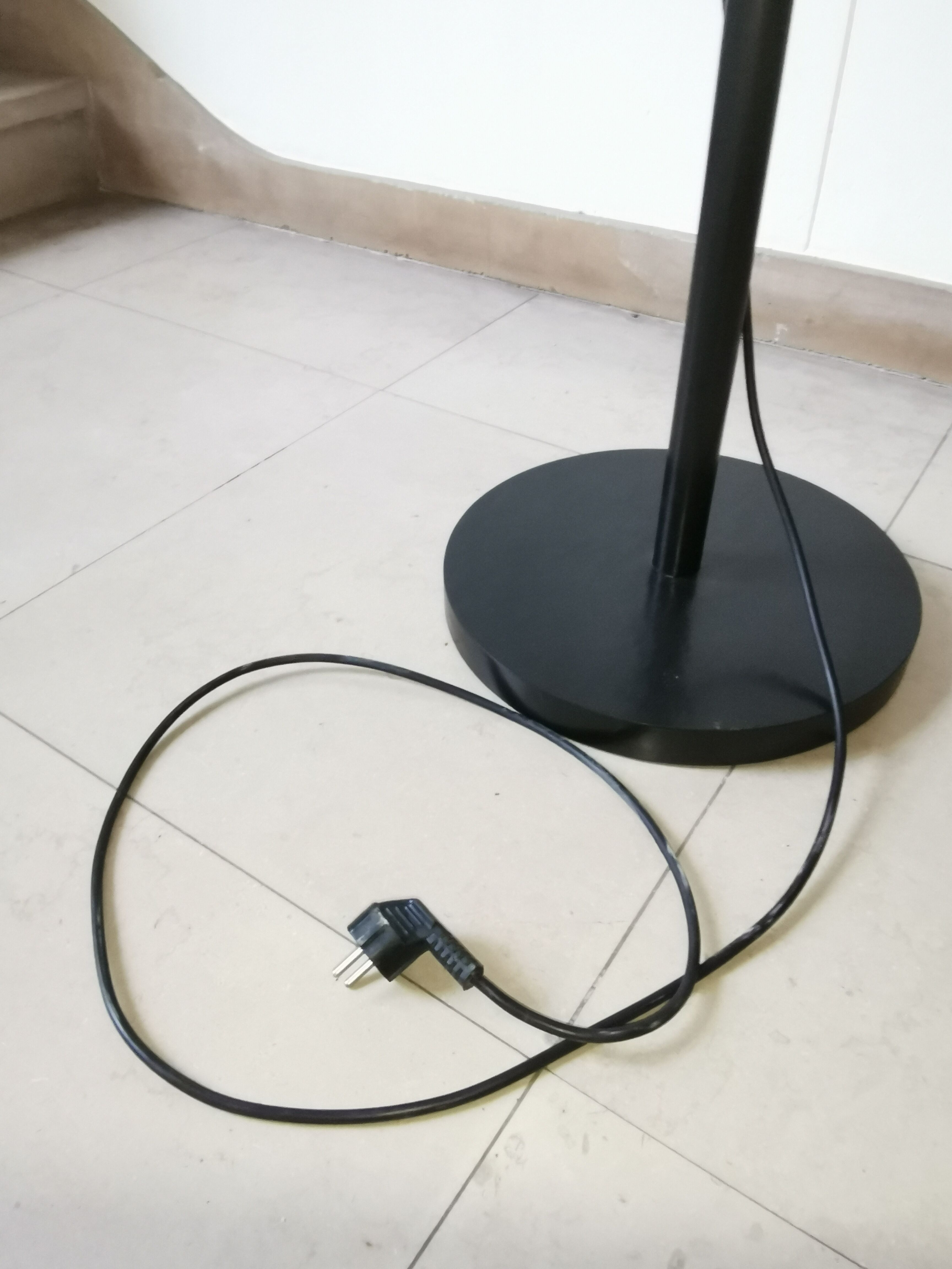 Space age lamp with 4 articulated spots, eyeball, sci-fi, 1970.