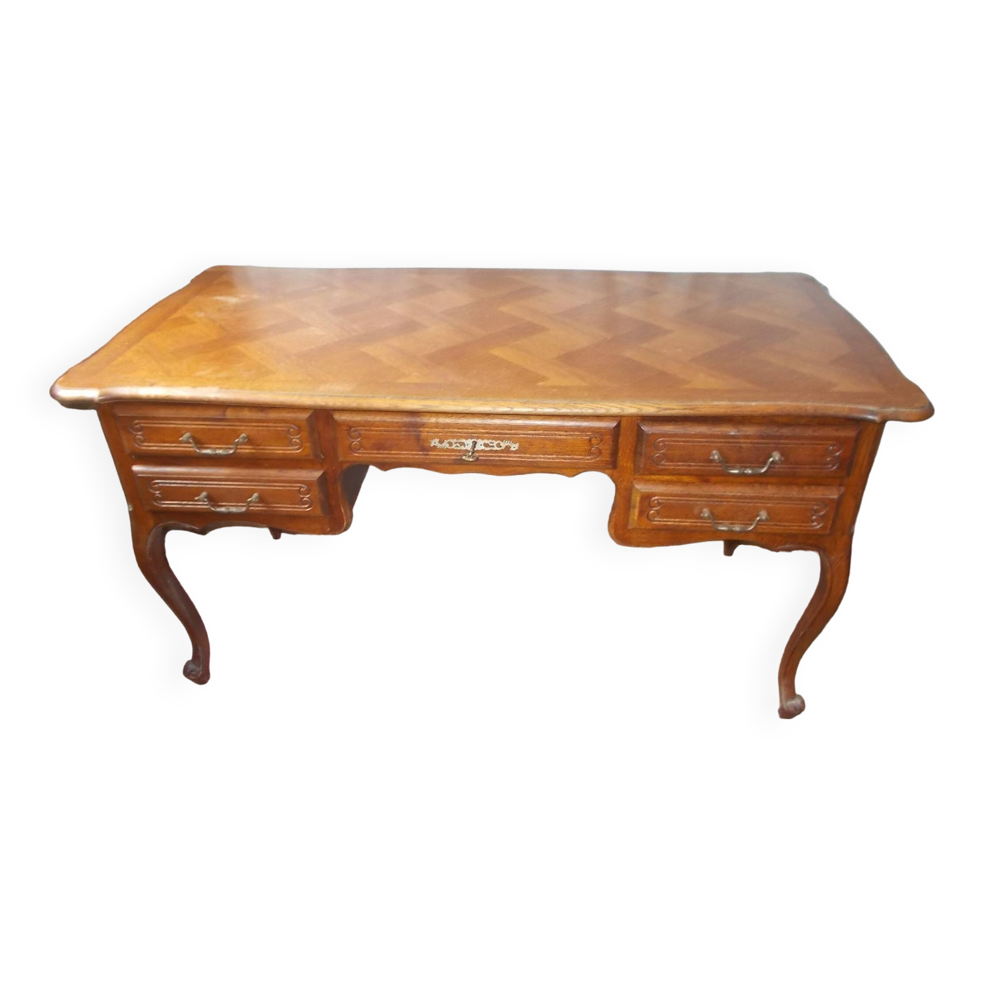 large flat desk in Louis XV style
