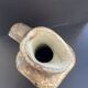 Brutalist brown terracotta pitcher vase