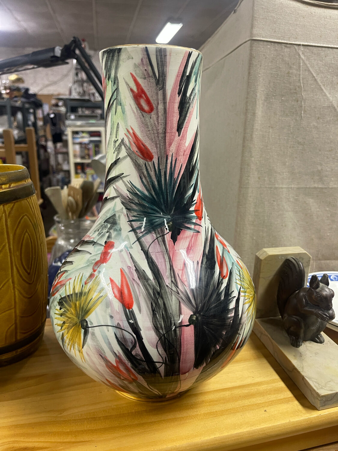 Porcelain flower vase Italy