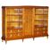 Art Nouveau library in burr walnut by Léon Jallot