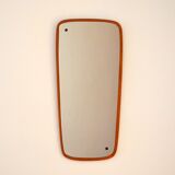 Scandinavian Mirror 60s teak 34x73cm