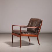 Ib Kofod-Larsen pour OPE Möbler 'Samso' fauteuil lounge, Suède, vers 1958