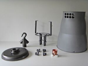 Lampe industrielle d'atelier vers 1970