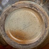 Large Art Deco vase, in glazed and iridescent blue stoneware, by Roger Guérin 1930.