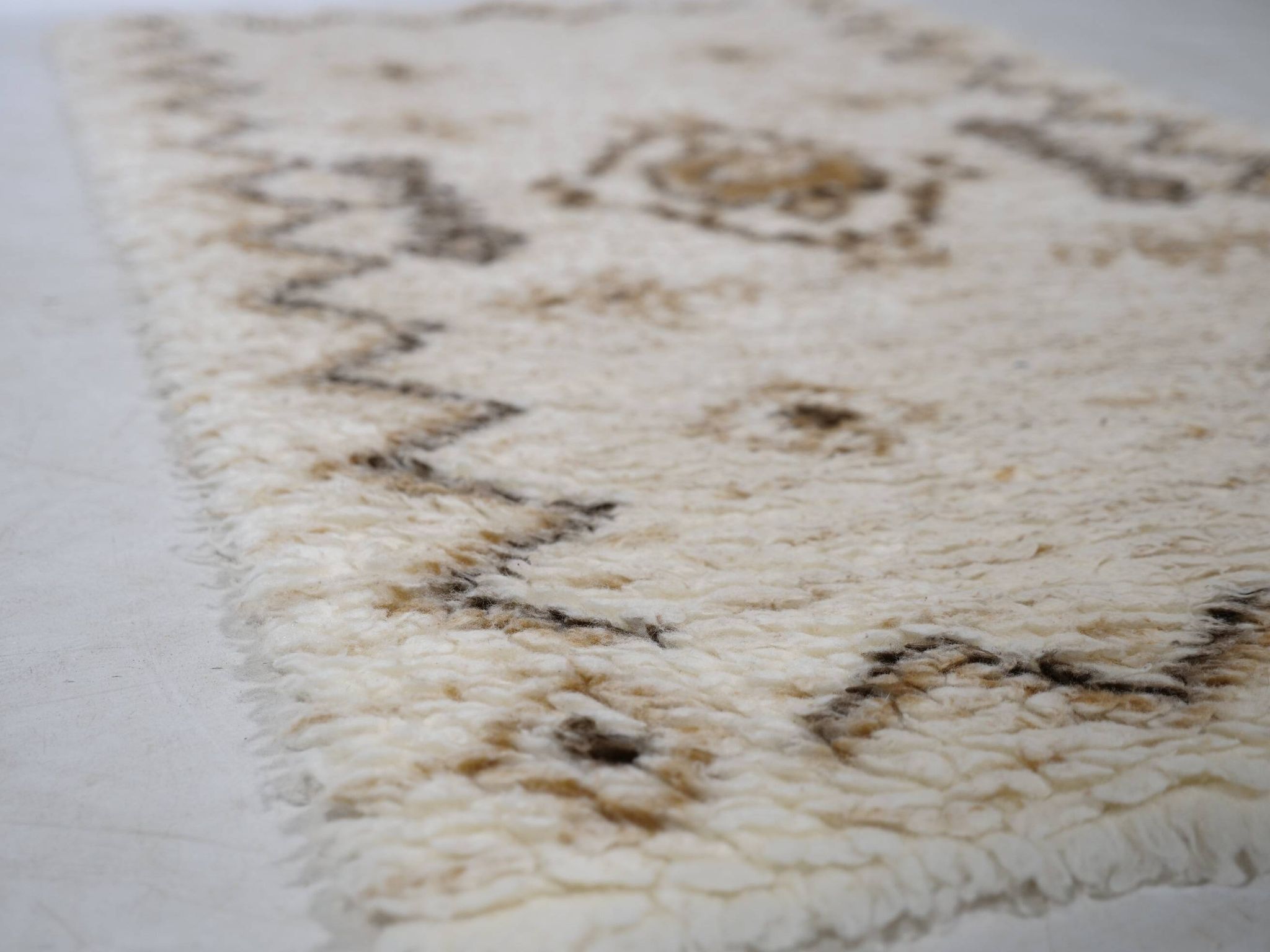 Set of 2 Moroccan Berber Wool Rugs, Mid-Century, 1960s