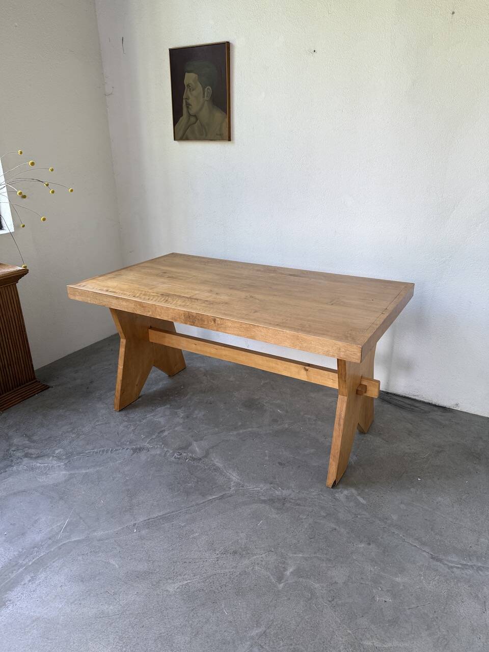 1950s beech mountain furniture table