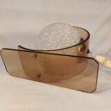 Vintage table lamp in plexiglass and Perspex