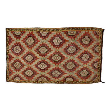 Anatolian handmade kilim rug 288 cm x 187 cm