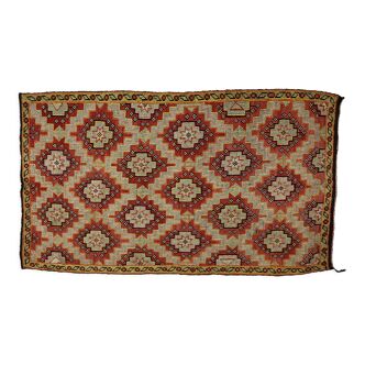 Tapis kilim artisanal anatolien 288 cm x 187 cm