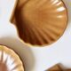4 caramel shell cups