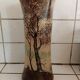 Hexagonal section tapered vase – Art Nouveau period