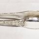 Silver ice tongs