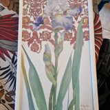 Original flower triptych