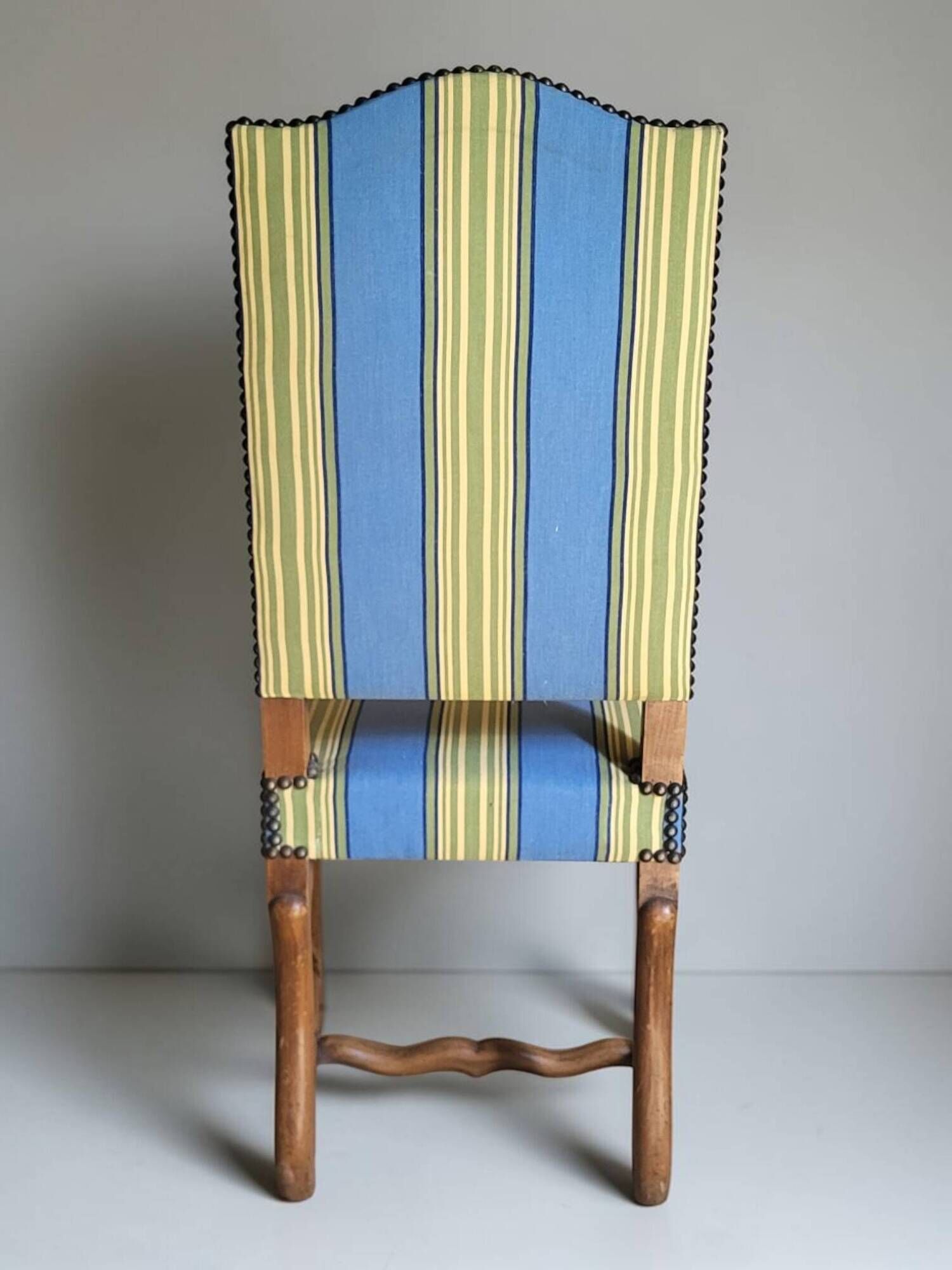 4 sheep bone chairs, Louis XIII style