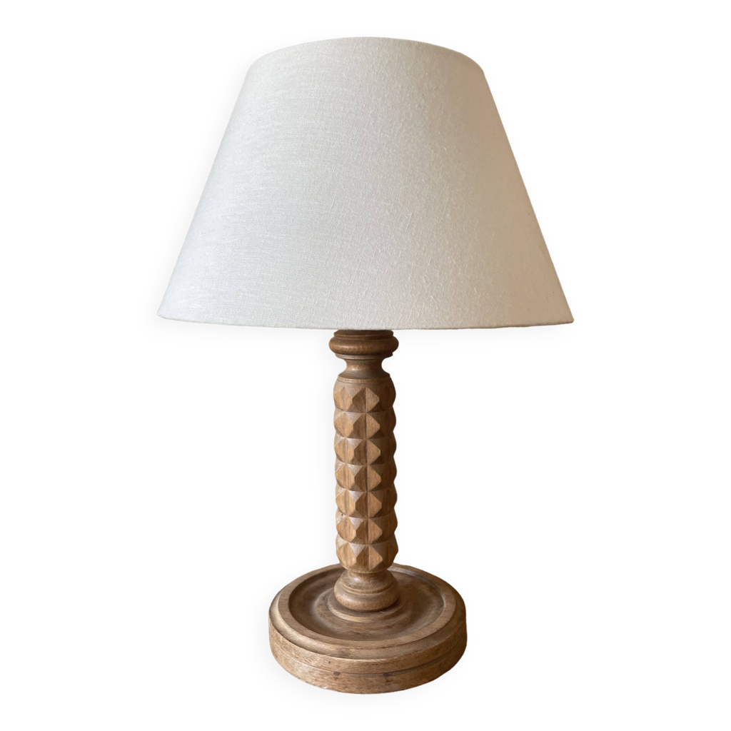 Lampe En Bois Tourné