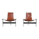 'T3LC' armchairs by Katavolos, Littell and Kelley for Laverne International, 1950s.