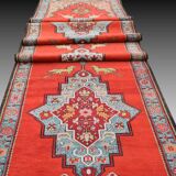 Tapis d'orient t Ancien Karabagh Armenie : 5.30 X 1.00 Mètres