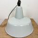 Industrial Grey Enamel Factory Pendant Lamp from Zaos, 1960s