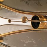 Golden pendant light