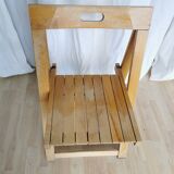 Vintage Trieste Folding Wooden Chair by Aldo Jacober, 1970s