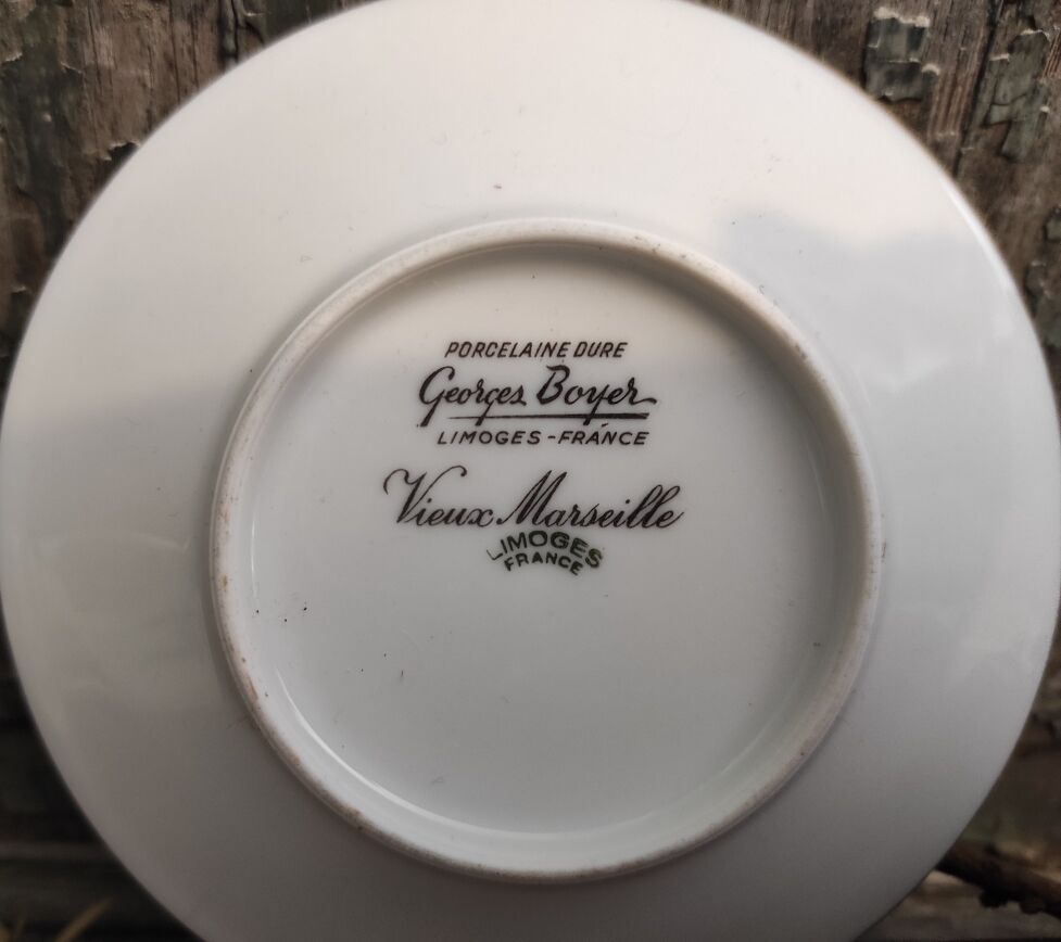 Vintage French coffee set, Limoges, Georges Boyer