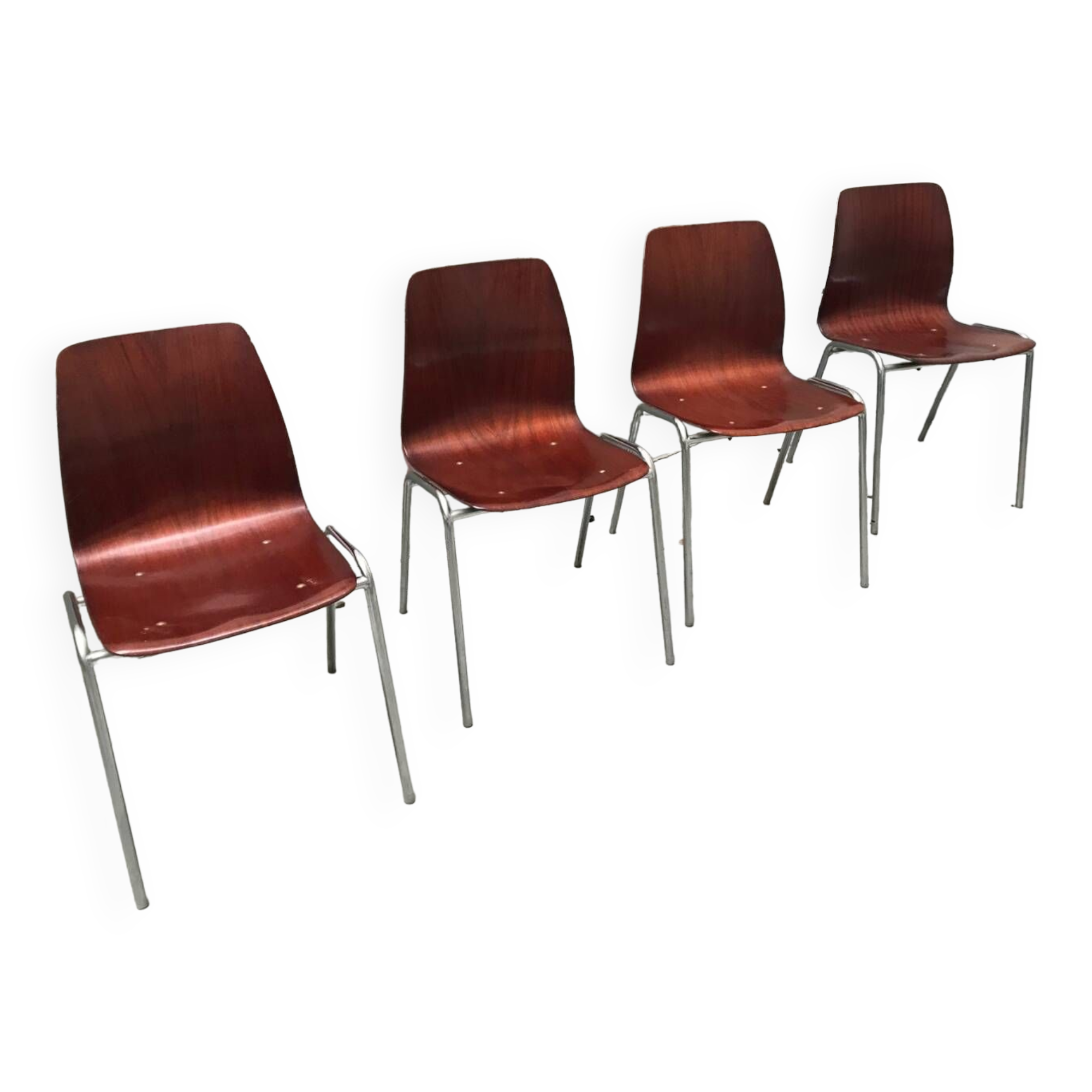 4 chaises Pagholz vintage