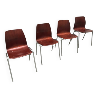 4 chaises Pagholz vintage