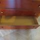 3-drawer chest of drawers with ogee - Louis Philippe style - 80s