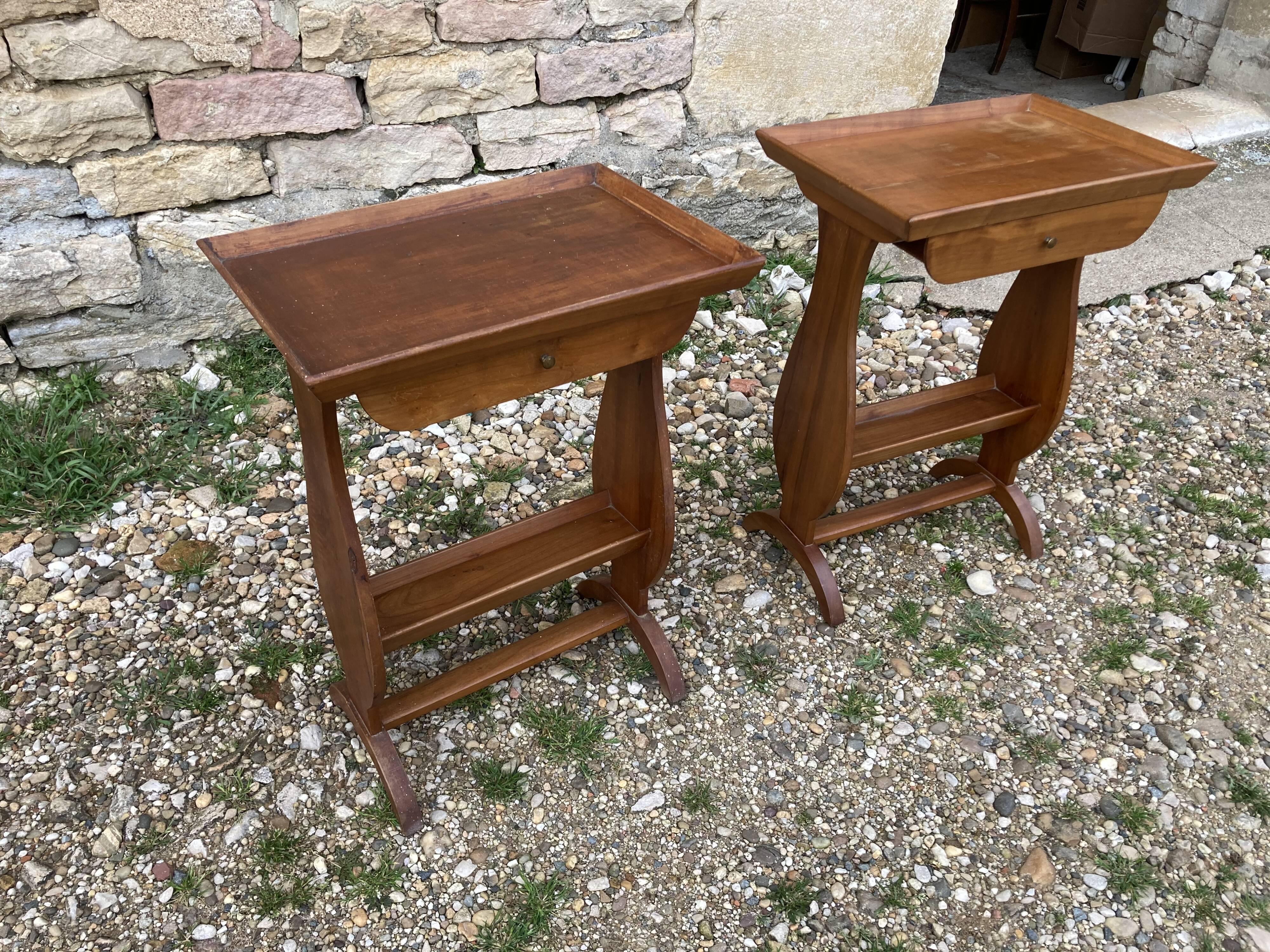 Pair of bedsides 20th