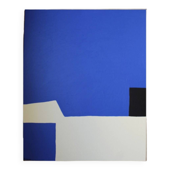 Grande peinture acrylique Bleu Klein 3.