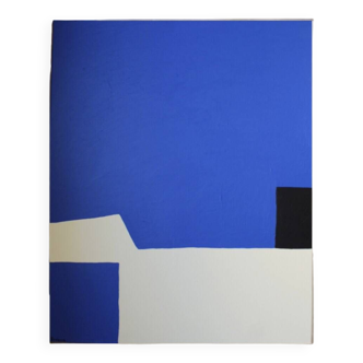 Large acrylic painting Klein Blue 3.