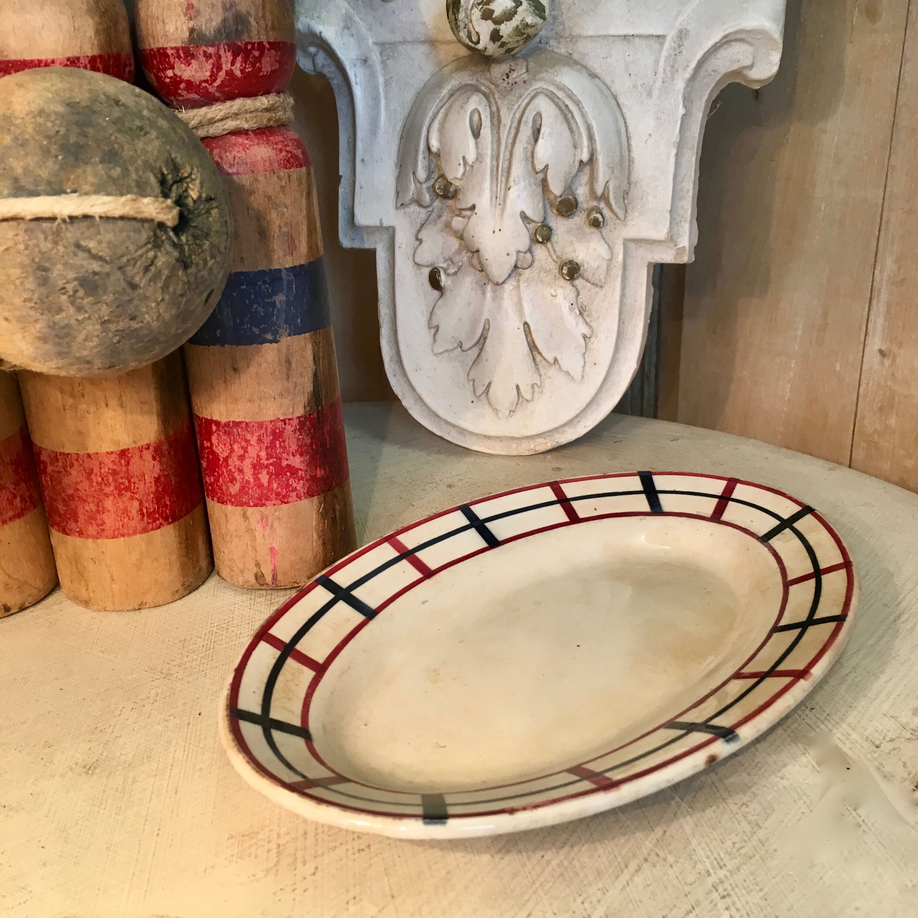 Former dish in earthenware Basque earthenware Saint - Amand Dinois